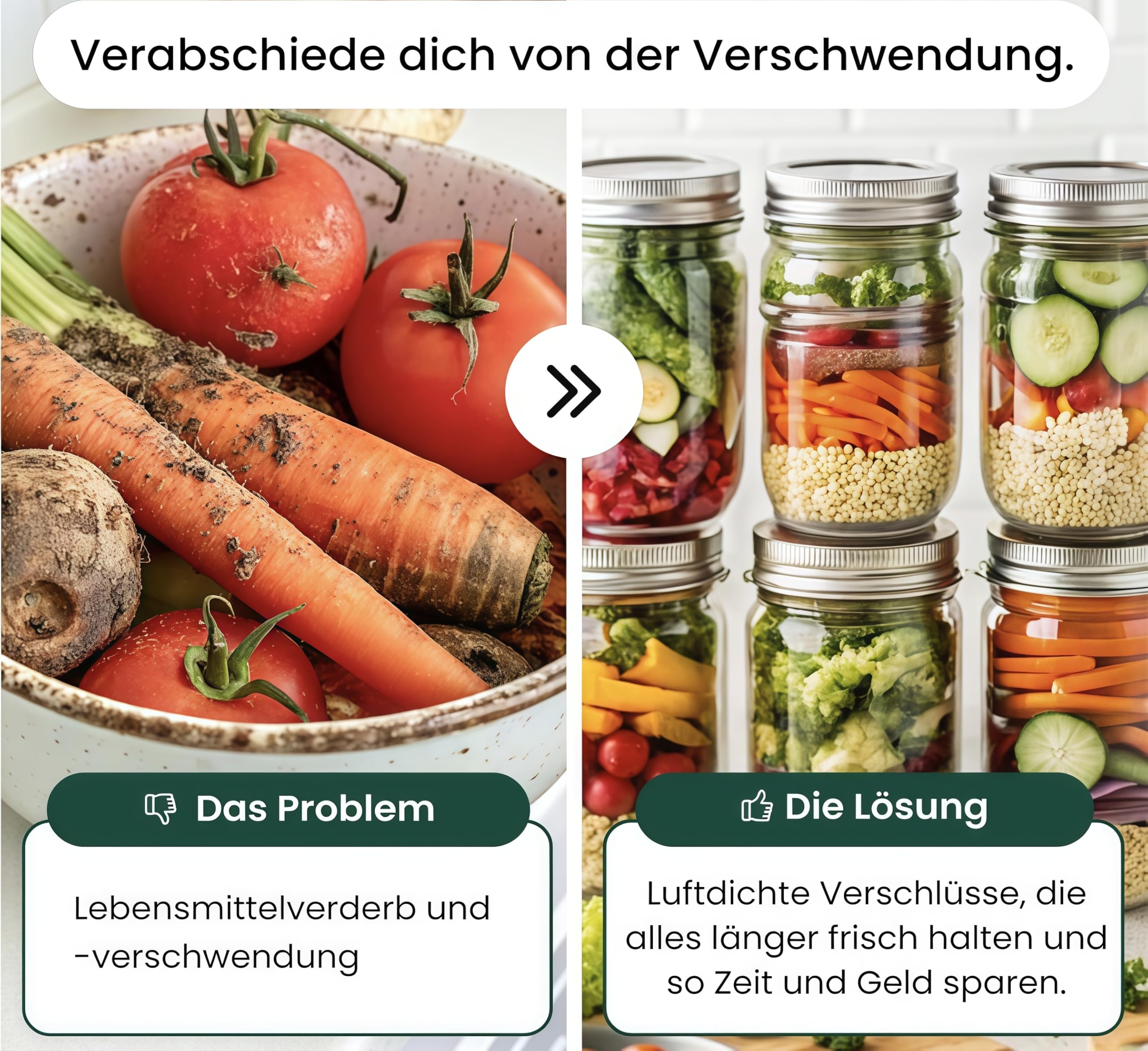 Eco Seal Pro tragbarer Vakuumversiegler mit Leistungsstarkem Akku und EIN‑Knopf‑Bedienung für Camping und Picknick (Schwarz)