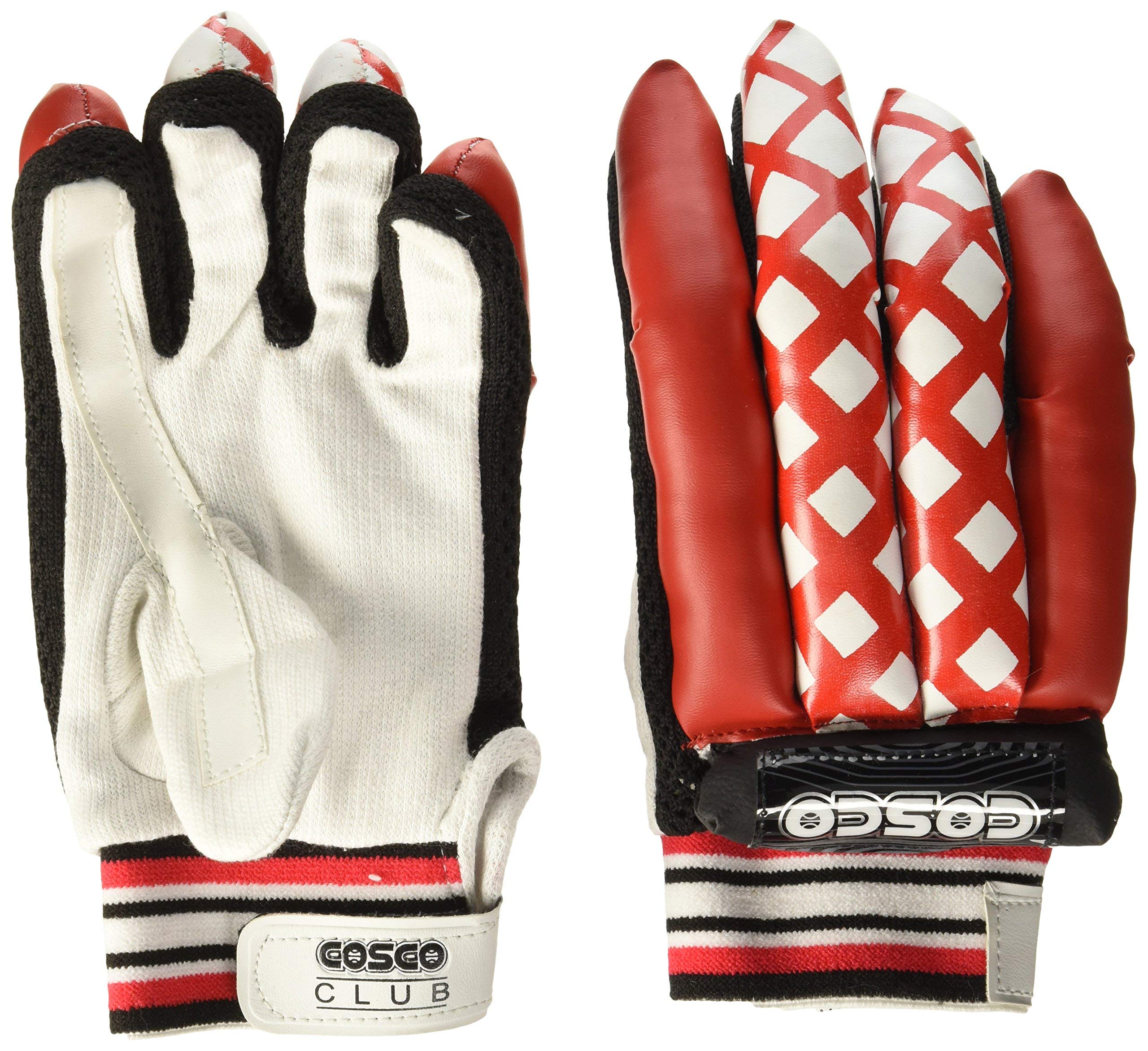 Cosco Club Batting Glove (White and Red)