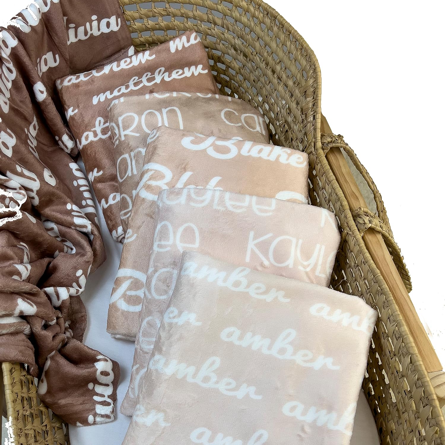 Ships Next Day - Boho Personalized Adult Blankets for Girls and Boys with Name - Printed in America - Bohemian Adult Blanket - Custom Queen Size Throw Blanket