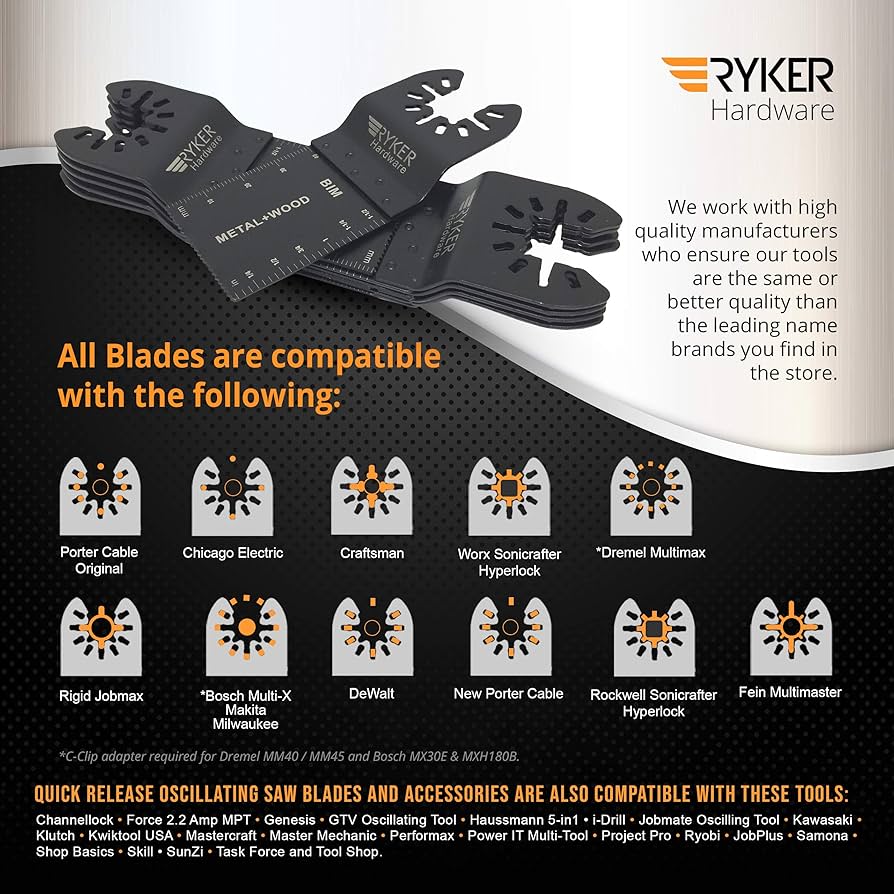 Ridgid Jobmax Oscillating Blades And Multi Tool Blade Accessories Ridgeline Tool atelier