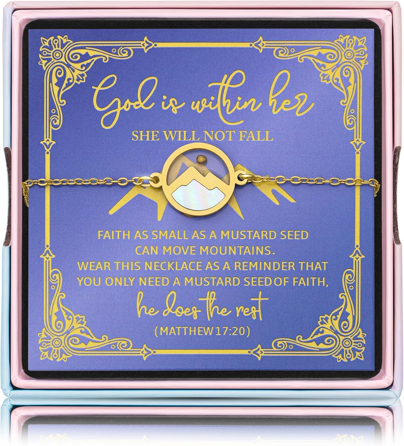 Teen Girl Gifts Trendy Stuff,Mustard Seed Bracelet for Women, Gold/Silver Adjustable Chain Bracelet Christian Gifts