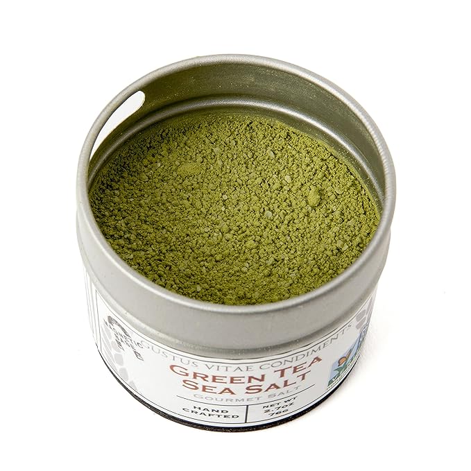 Sal de Mar con Té Verde Gourmet 2.3 oz Gustus Vitae miniatura 3