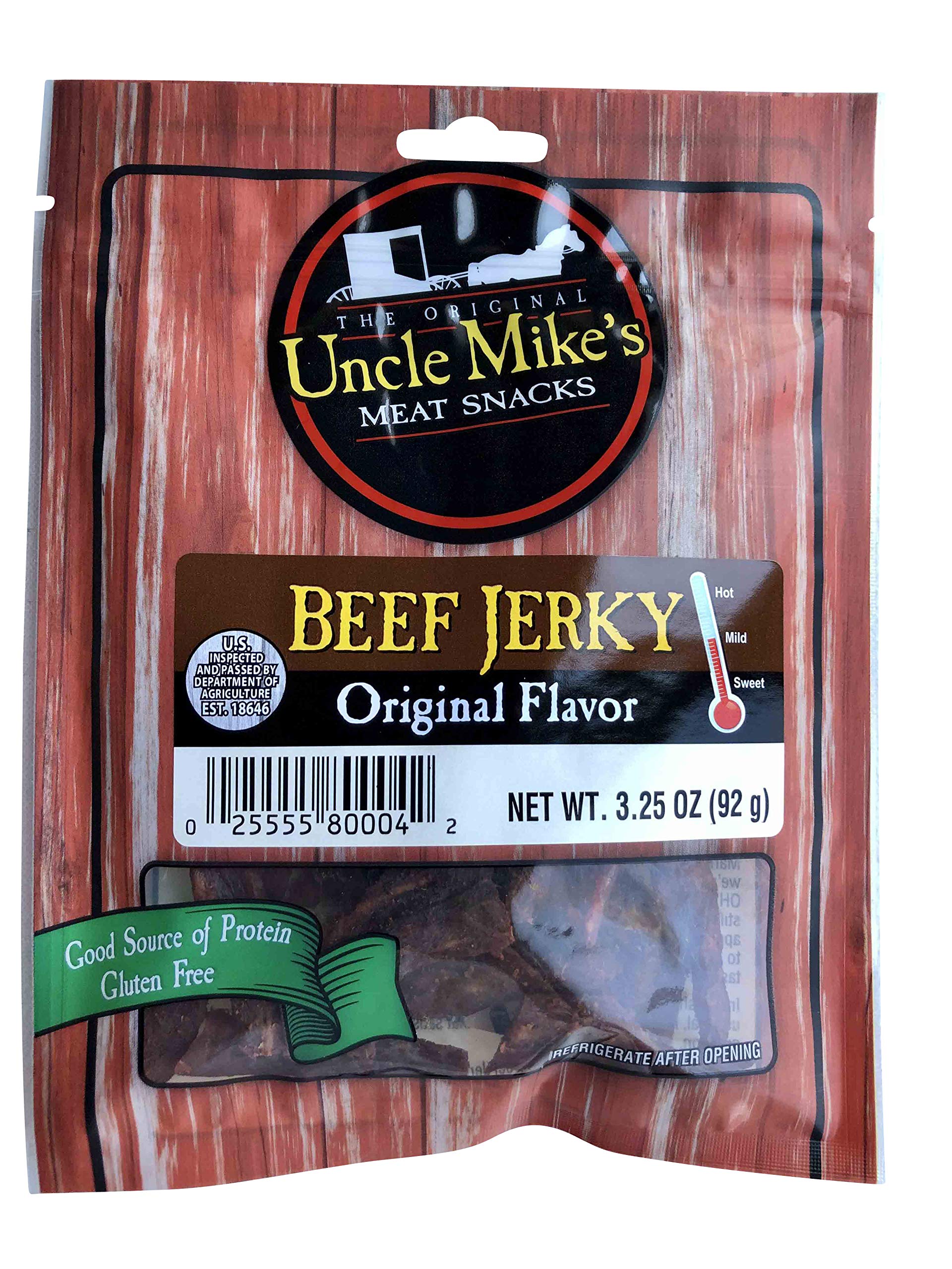 Walnut Creek Amish Foods Beef Jerky Original 3.25 oz Package