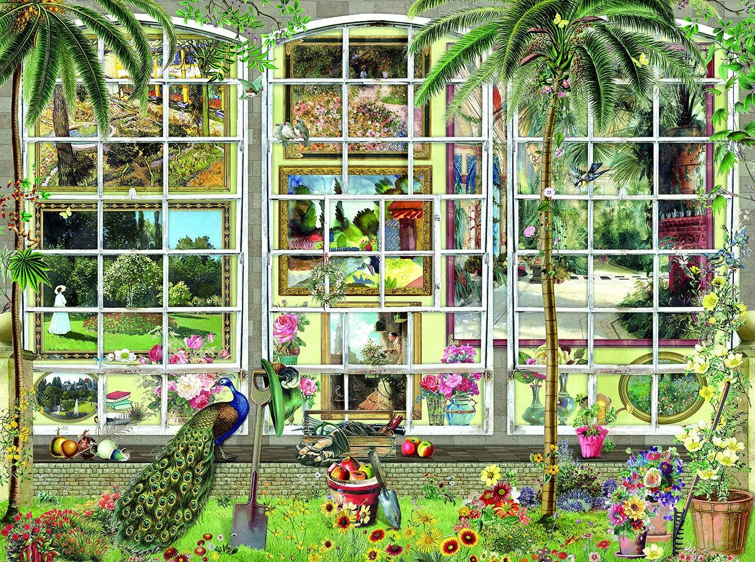 SUNSOUT INC - Gardens in Art - 1000 pc Jigsaw Puzzle by Artist: Barbara Behr - Finished Size 20" x 27" - MPN# 27250