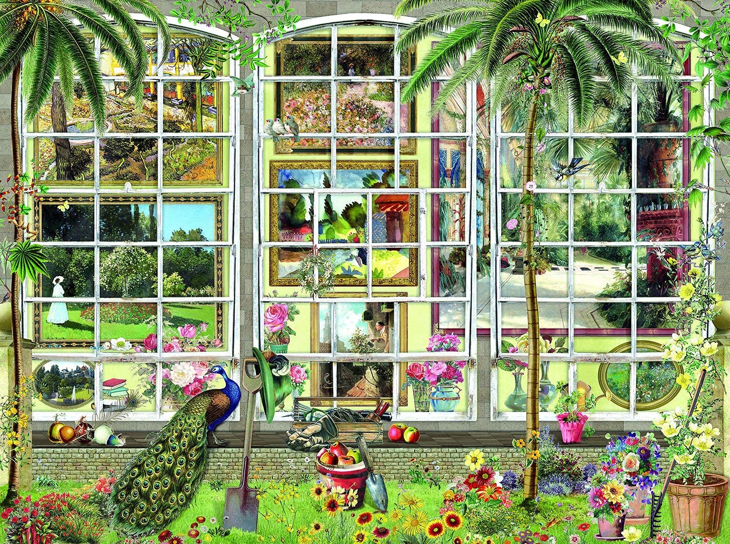 Amazon.co.jp: SUNSOUT INC ジグソーパズル ガーデンズ・イン・アート