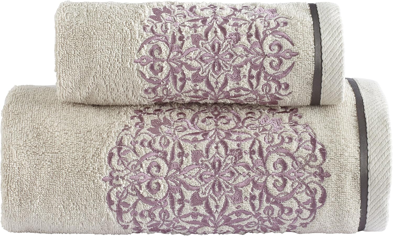 Croscill Nomad Hand Towel, 16Inch by 26Inch, Amethyst