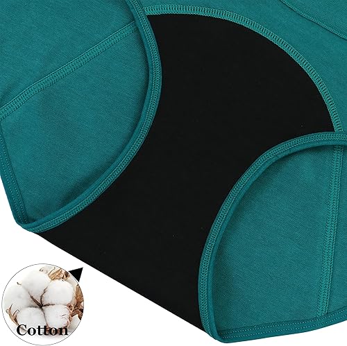 Miniatura 5 de Nalwort Ropa interior de algodón a prueba de fugas para el período menstrual para mujer