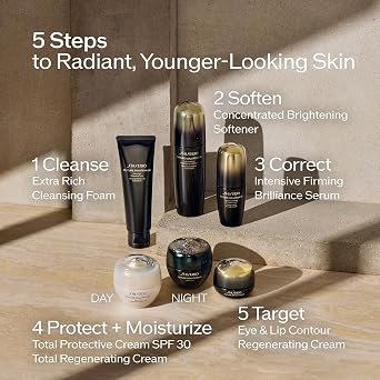 Shiseido Future Solution LX Concentrated Brightening Softener - Anti-Aging Facial Lotion - Smooths & Clarifies Skin - All Skin Types - Non-Comedogenic