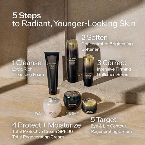 Shiseido Future Solution LX Concentrated Brightening Softener - Anti-Aging Facial Lotion - Smooths & Clarifies Skin - All Skin Types - Non-Comedogenic