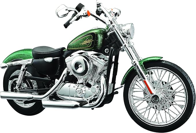 Amazon マイスト 1 12 完成品バイク ハーレー ダビッドソン 12 Xl 10v セブンティーツー グリーン プラモデル 通販