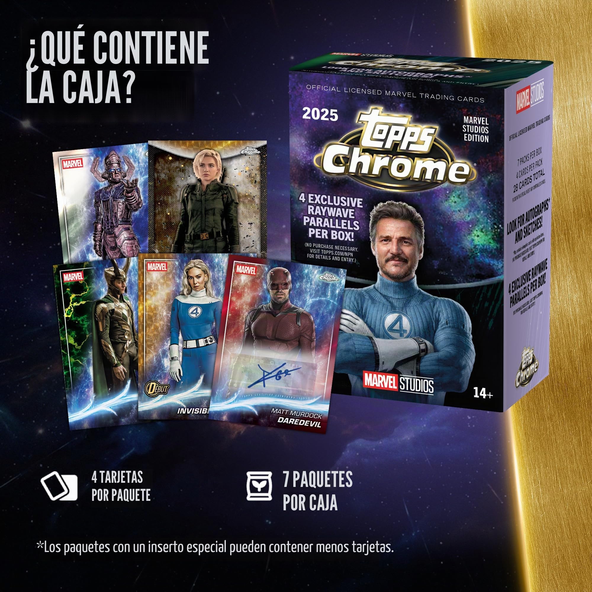 2025 Topps Marvel, Estudios Cromado, Sellado de fábrica, Caja de Valor
