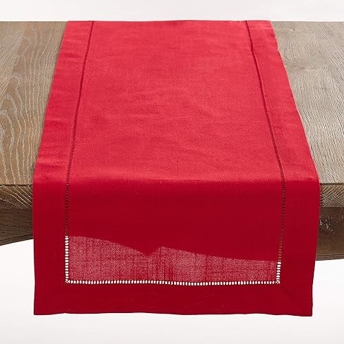 Vista 65 de SARO LIFESTYLE Mantel de borde cosido con dobladillo, marfil, 60"x60