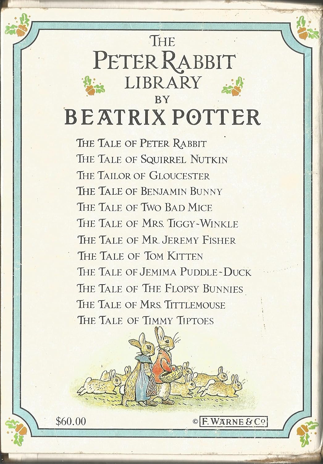Peter Rabbit Library (12 Volume Box Set)      Hardcover – Box set, January 1, 1988
