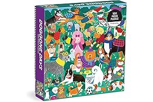 Mudpuppy Doggone Days 500-Piece Puzzle