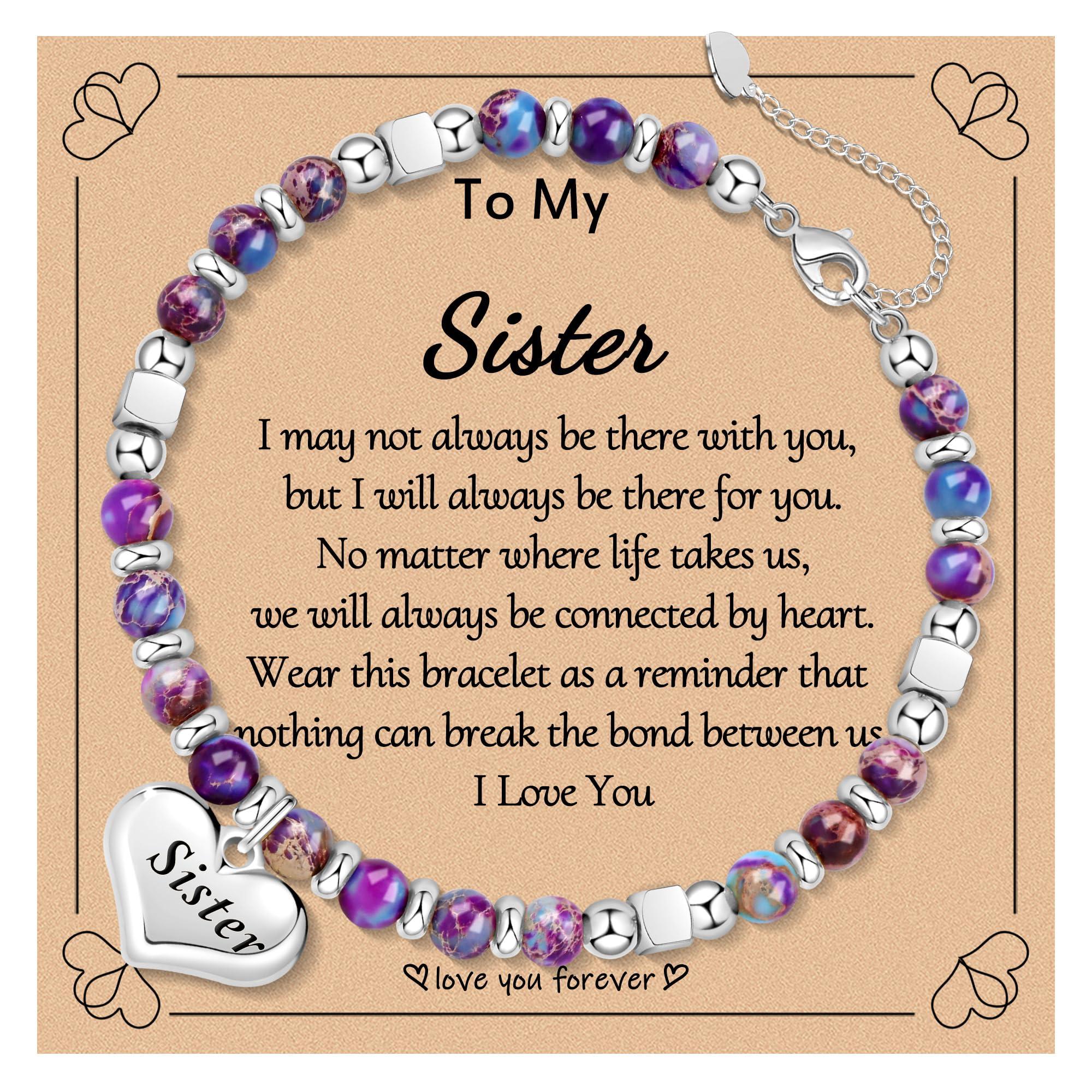 Valentines Day Gifts for Her Gold Beaded Bracelets Birthday Gifts for Girlfriend Granddaughter Daughter Mom Stocking Stuffers Mothers Day Christmas Gifts for Women Anniversary Thanksgiving Jewelry