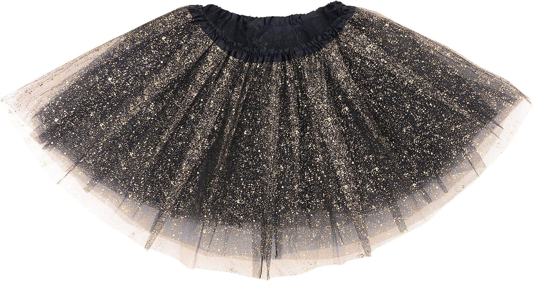 Simplicity Women's Adult Classic Elastic 3 or 4 Layered Tulle Tutu Skirt
