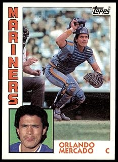1984 Topps # 314 Orlando Mercado Seattle Mariners (Baseball Card) NM/MT Mariners