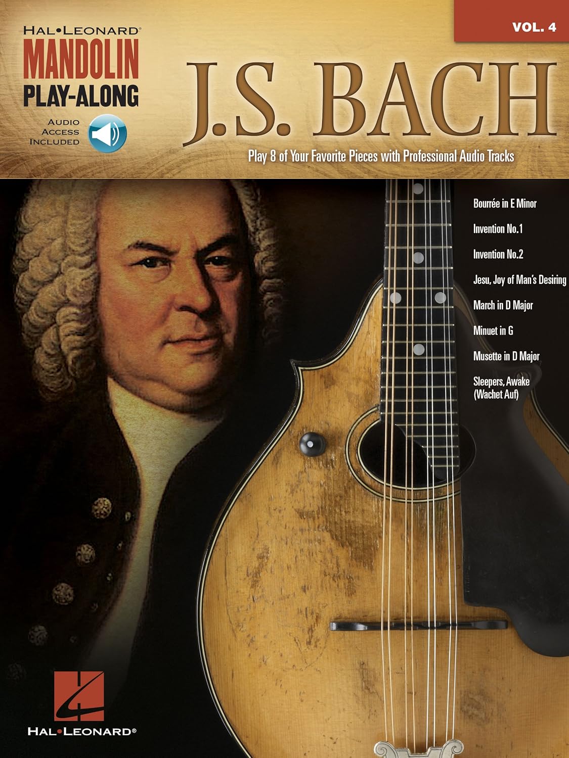 J.S. Bach Mandolin Songbook Mandolin PlayAlong Volume 4