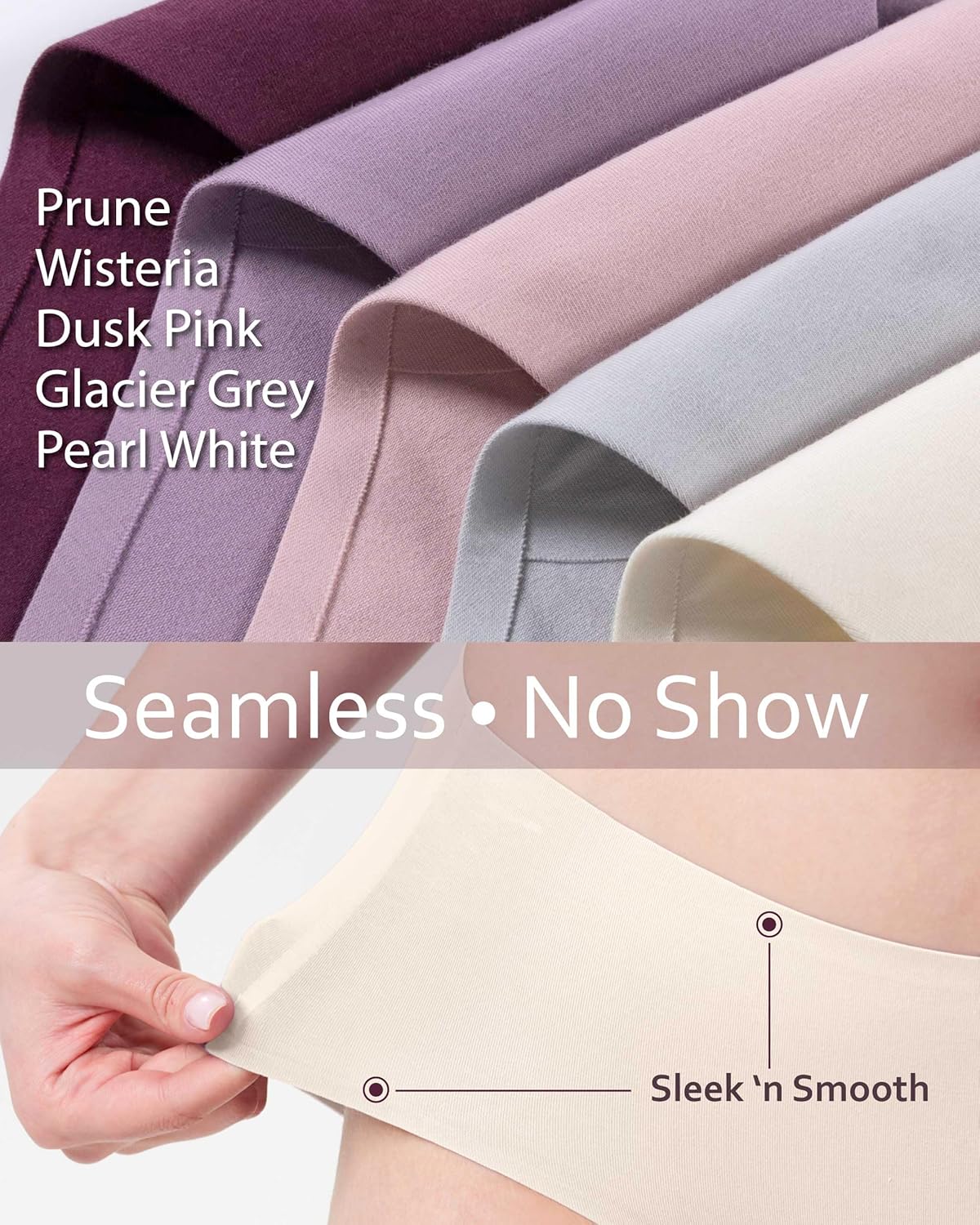 Neione Women's Cotton Underwear No Show Hipster Panties with Seamless Look No Panty Lines - Image 5