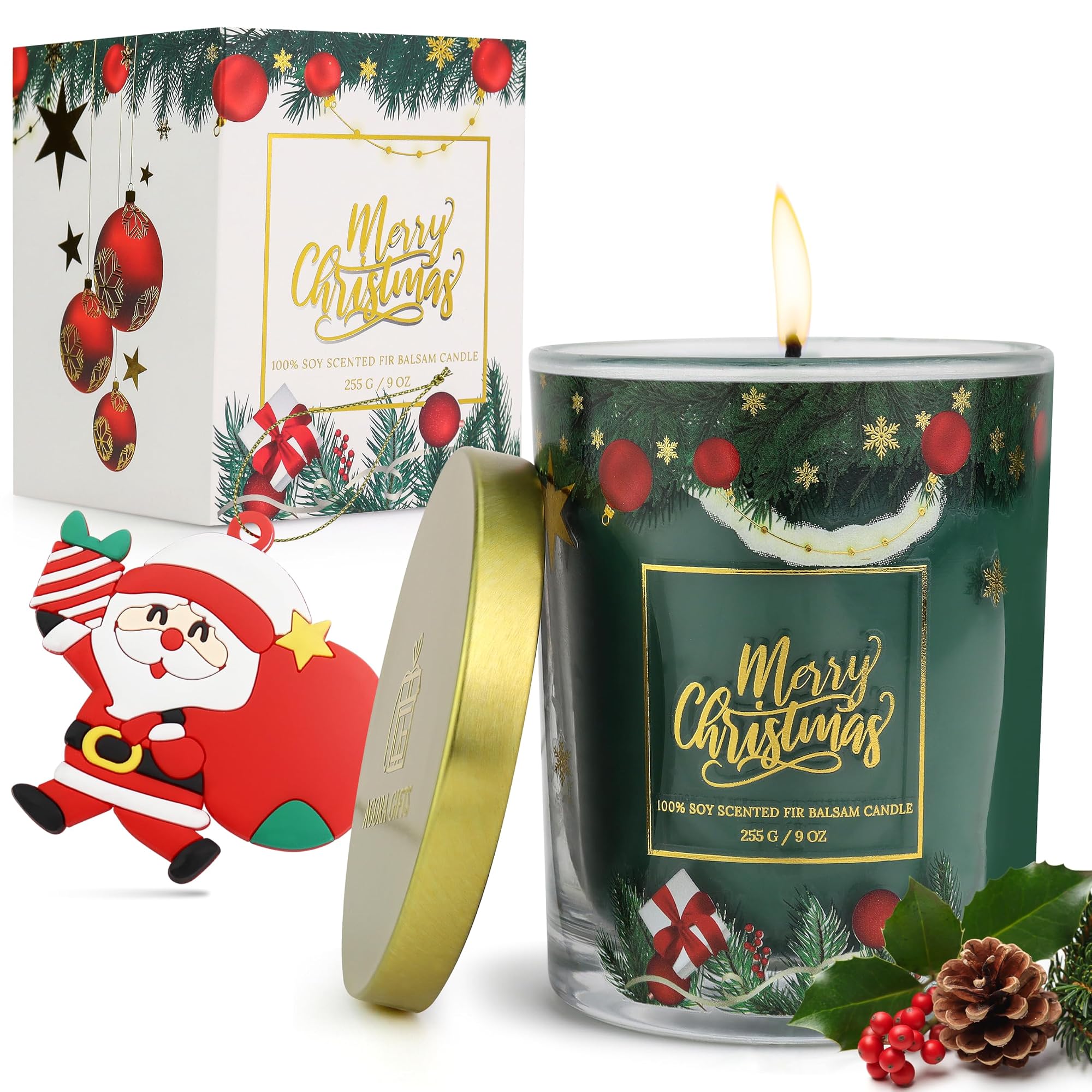 Luxury Rose Scented Candle with 10% Rose Essence
