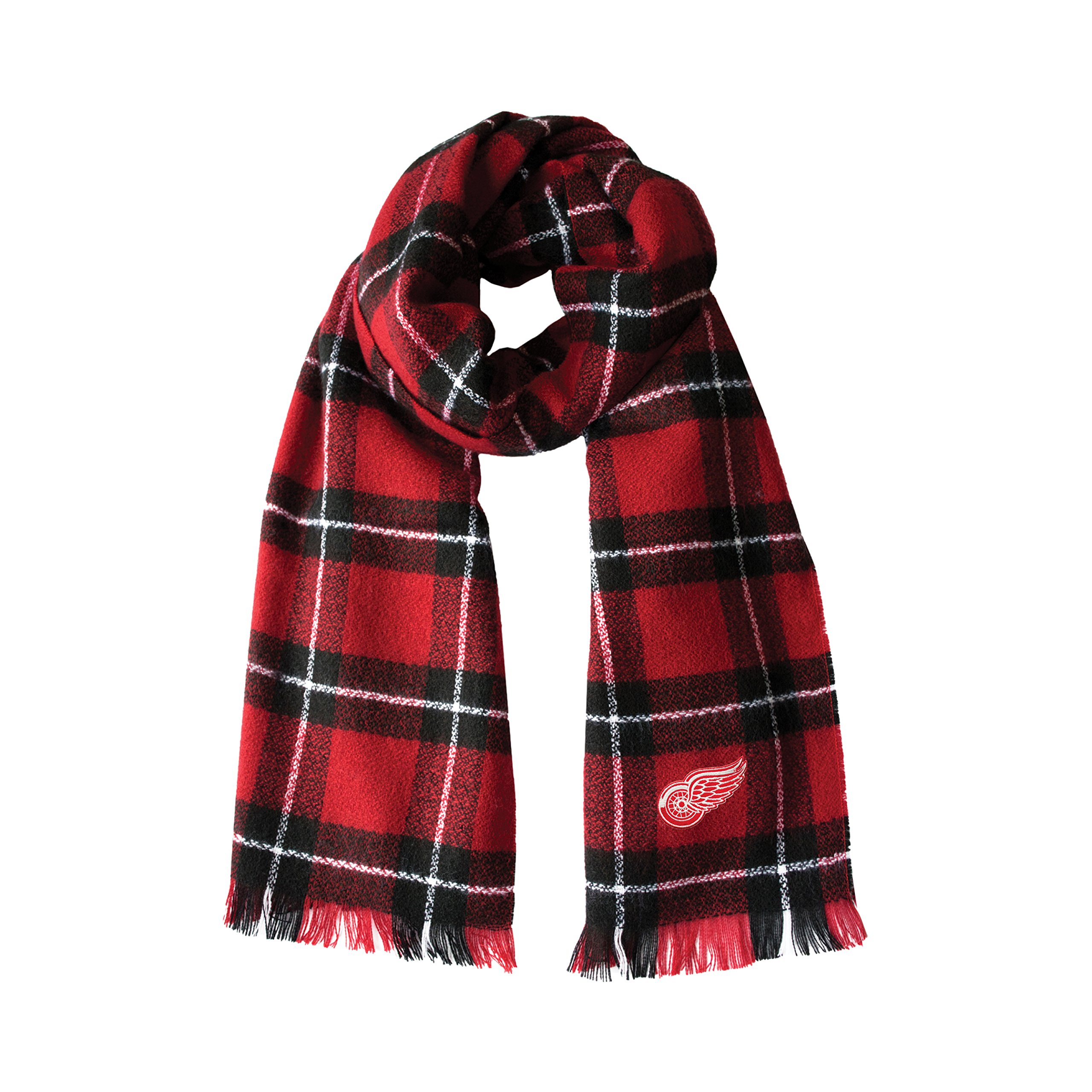 NHL Ottawa Senators Unisex Nhlnhl Plaid Blanket Scarf