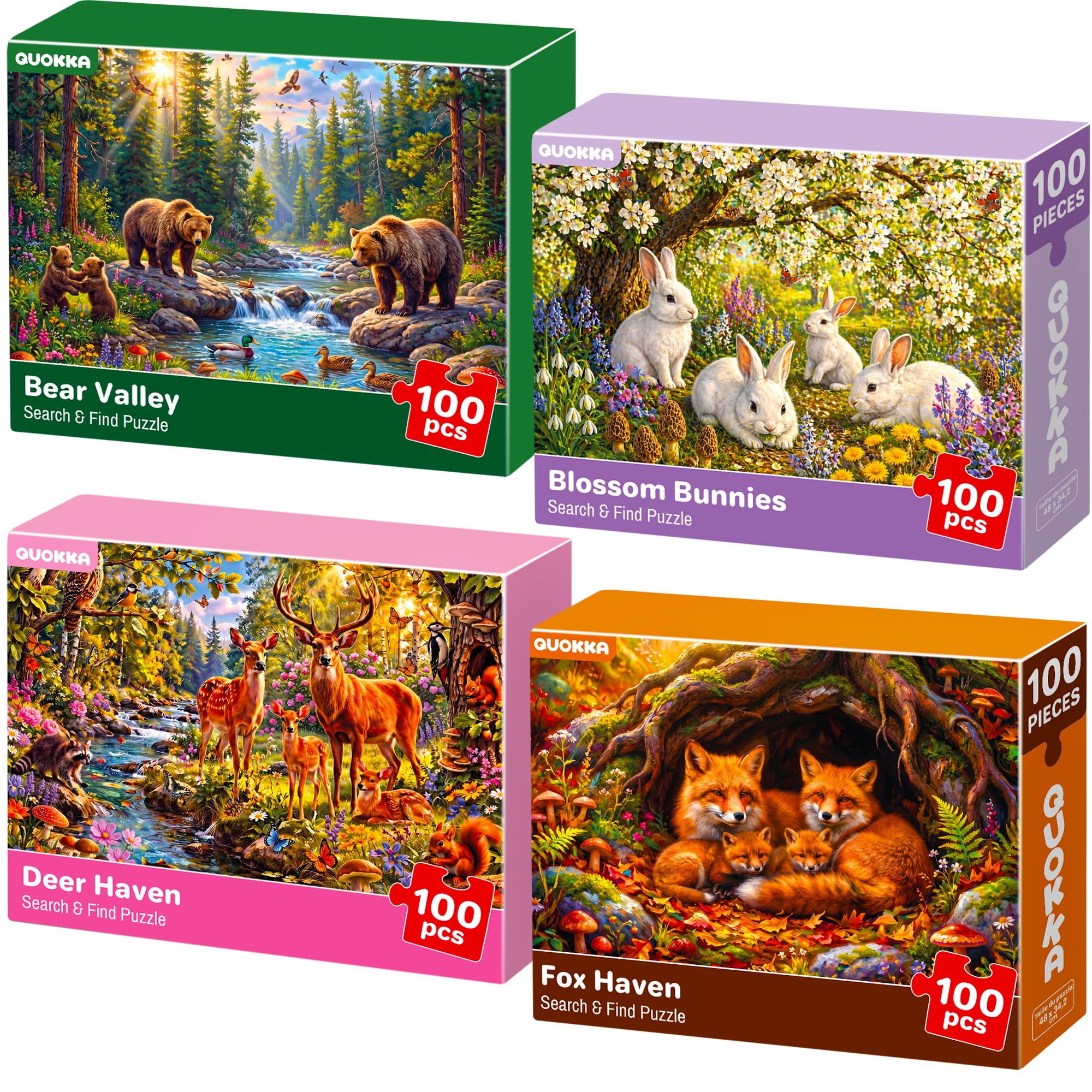 100 Piece Jigsaw Puzzles for Adults - Dementia Activities for Adults