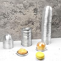 Vista 7 de Patelai Mini recipiente de plástico transparente para magdalenas, mini caja para magdalenas, cúpula para magdalenas, caja de un solo recipiente
