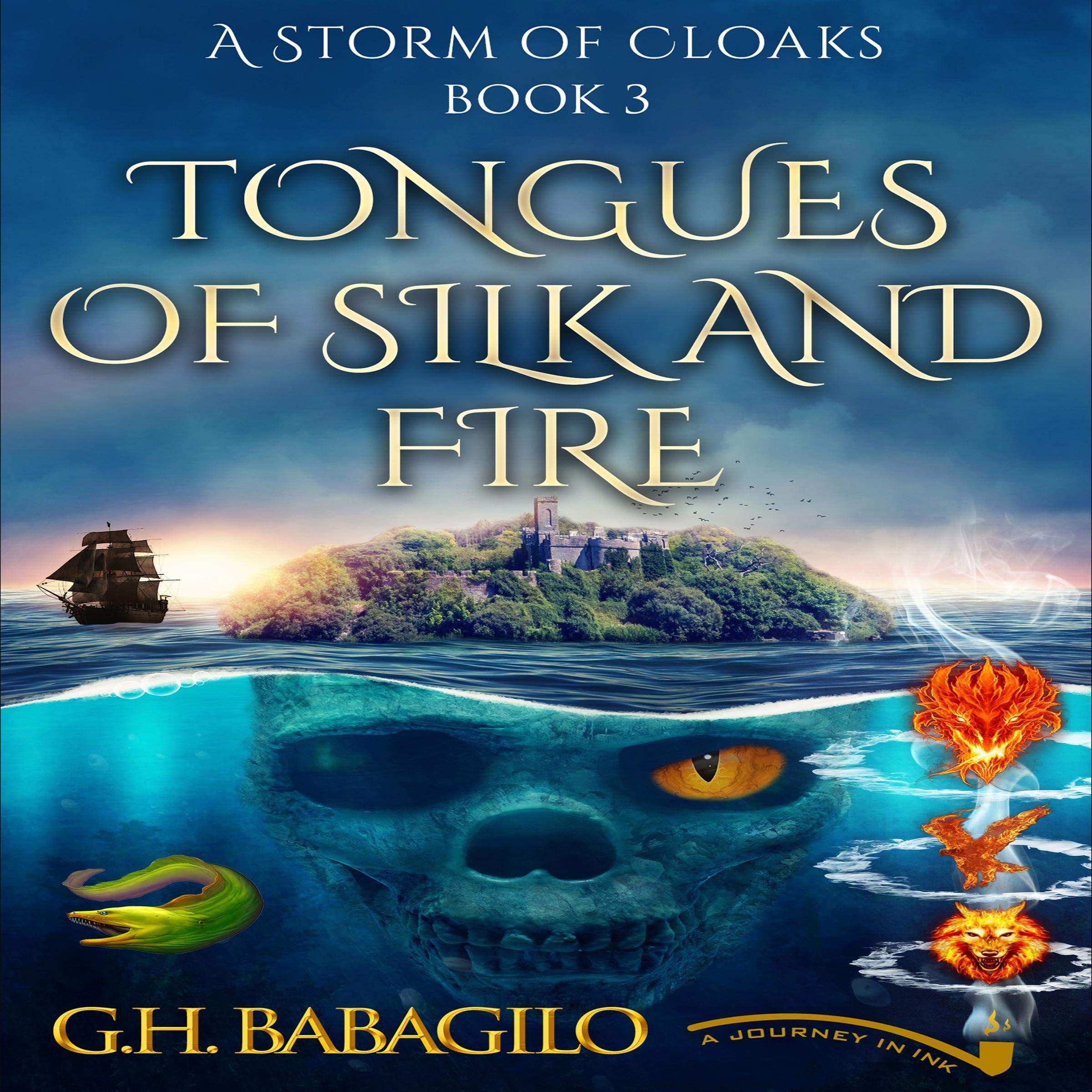 Cover art for Tongues of Silk and Fire