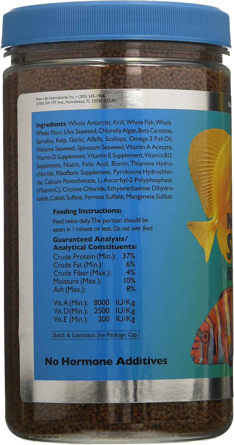 New Life Spectrum Marine Fish Formula 1mm Sinking Pet Food, 500gm