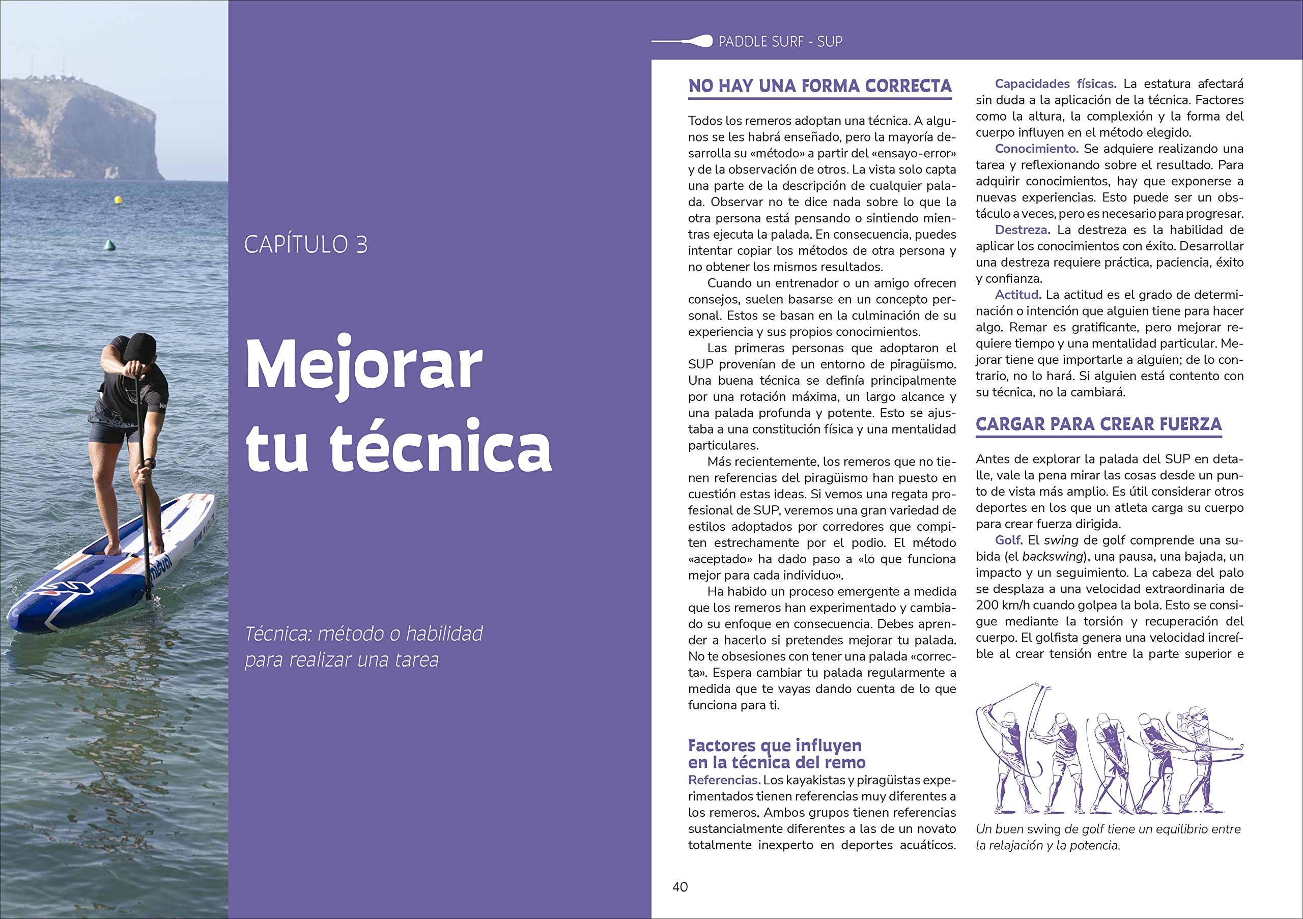 Paddle Surf - SUP: Cómo mejorar la eficiencia, la técnica, las habilidades y la capacidad física (DEPORTES)
