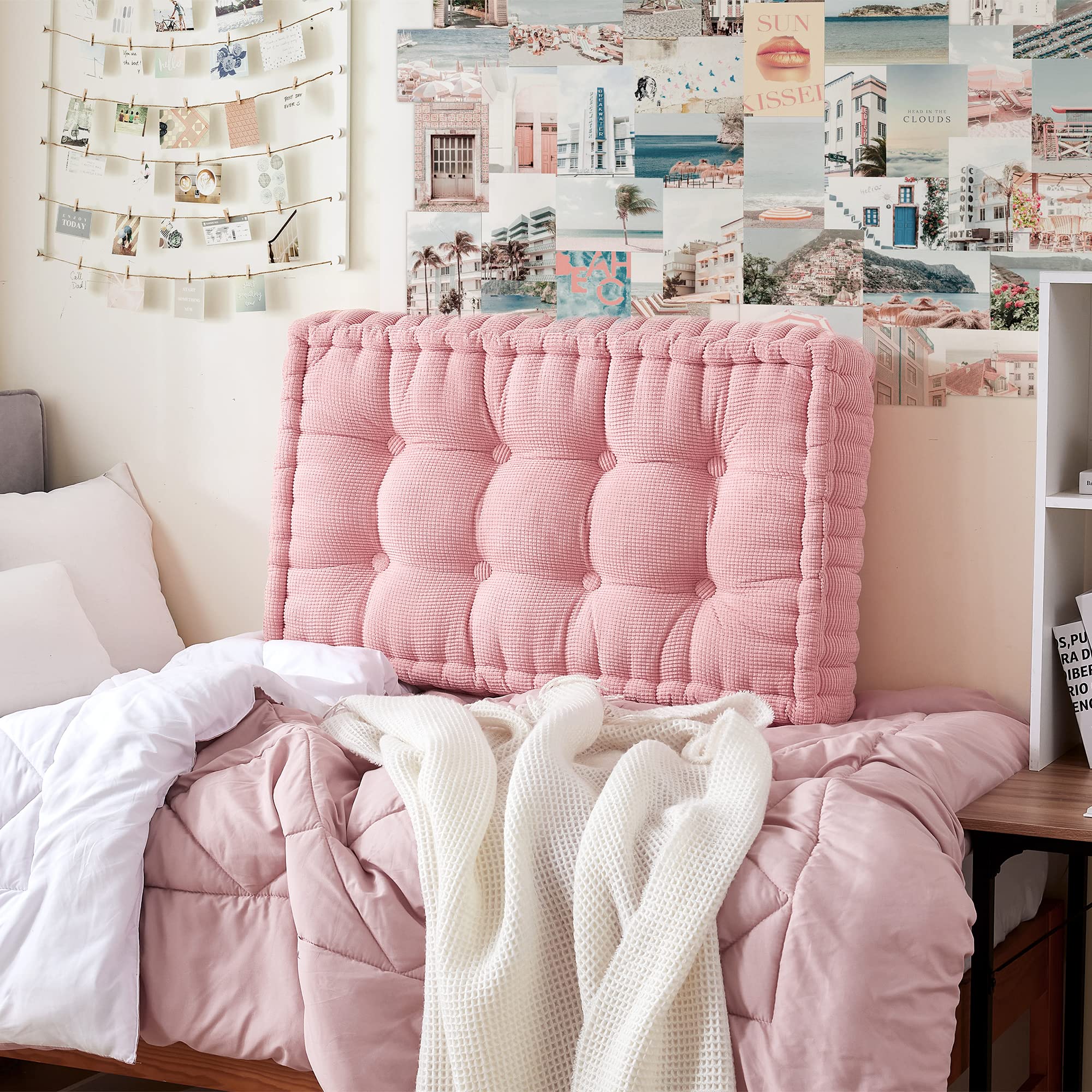 Amazon.com - DormCo Rainha® - Ultra Thick Tufted College Headboard