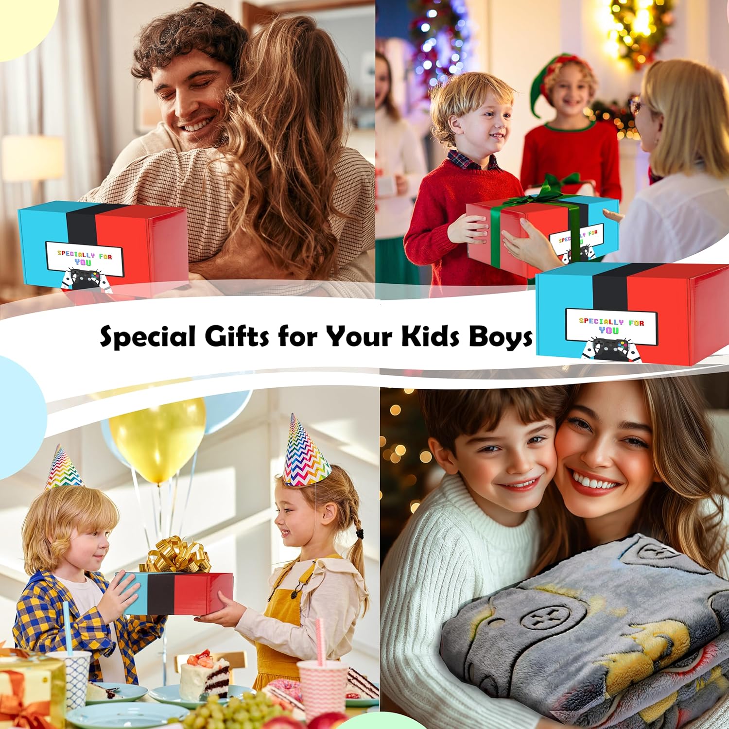 Glow in The Dark Gaming Blanket 60"x80" Gamer Controller Throw Blanket, Valentines Day Gift Gaming Gifts Toys for Kids Teen Son Boys, Soft Gaming Blanket Gamepad Presents Game Decor Blankets - Image 6