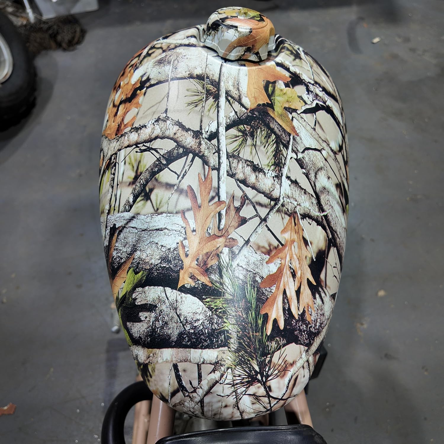 Gas Fuel Tank fit for Coleman CT200U-EX for Axis M200 for Hisun HS200-3 & 196cc Mini Bikes 5.5L capacity with Maple Leaf Pattern