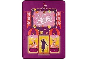 Northwest Willy Wonka Micro Raschel Throw Blanket: Snuggle in Pure Wonka Magic