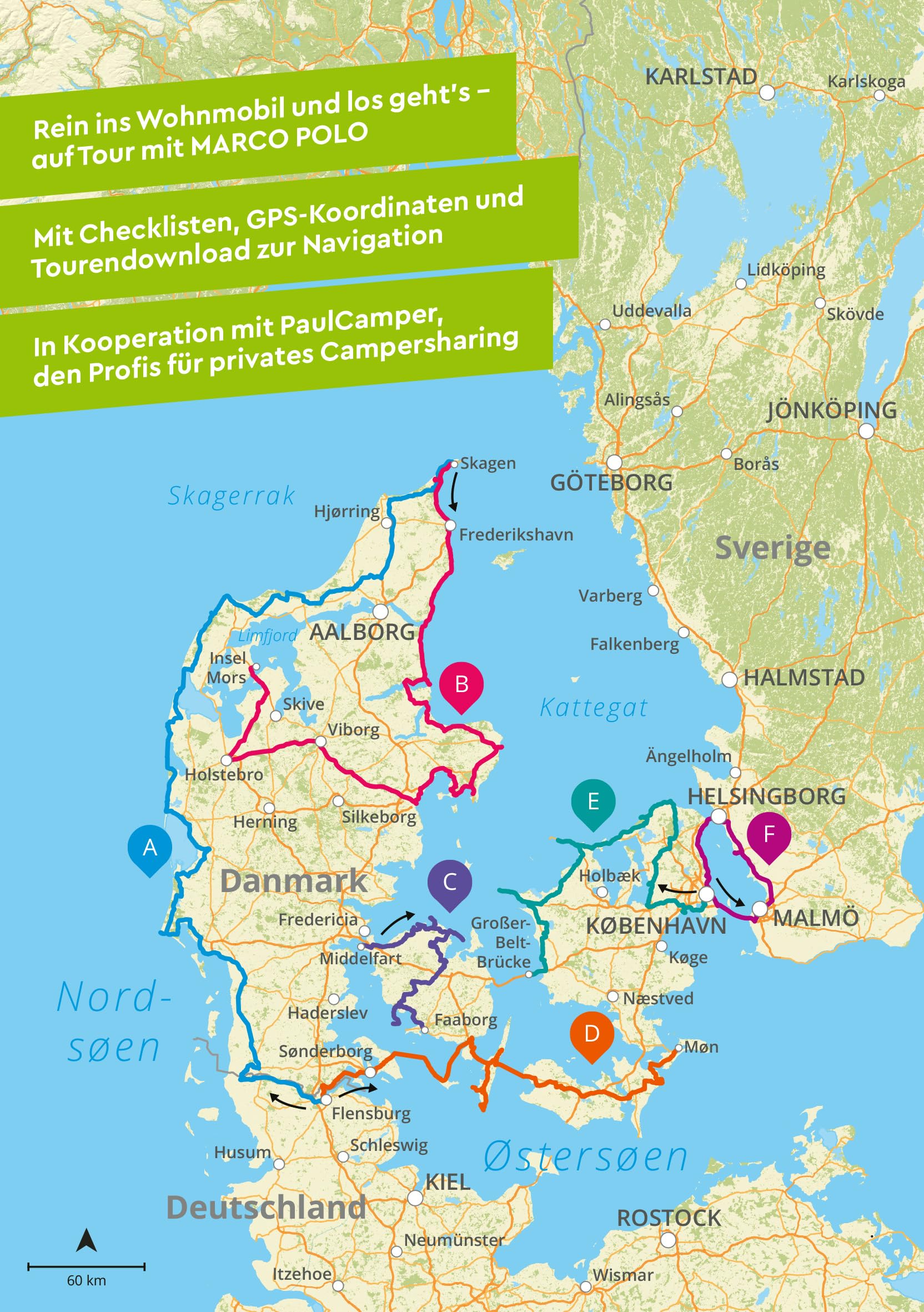 MARCO POLO Camper Guide Dänemark: Insider-Tipps für deine Wohnmobil-Touren