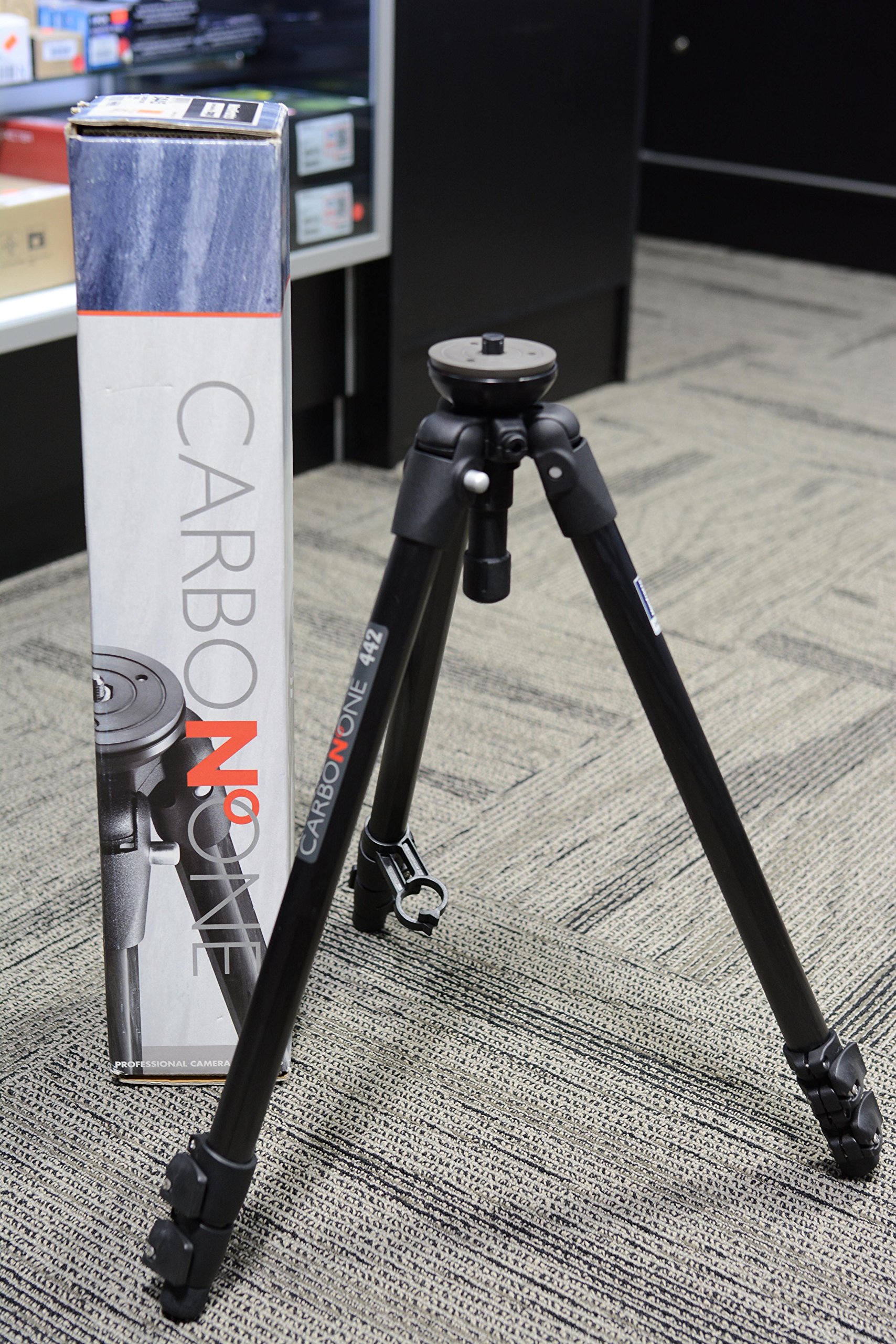 Amazon | Manfrotto 442L - Bogen 3445 カーボン ONE ビデオ三脚