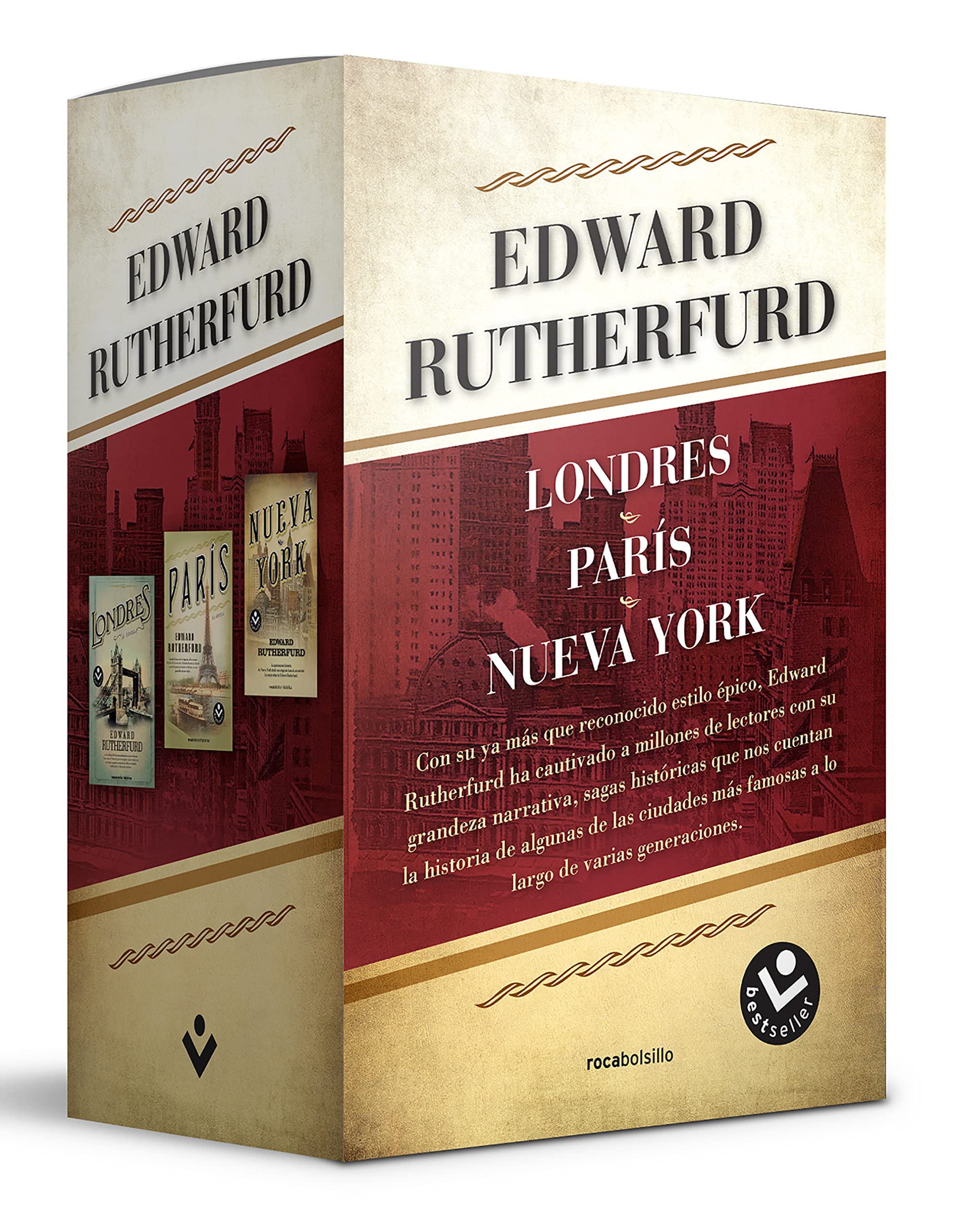 Londres | París | Nueva York (estuche con las tres novelas) (Best Seller | Historia)