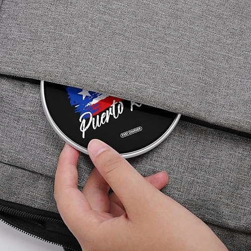 Miniatura 4 de Puerto Rican Flag Wireless Charger Pad 10W Fast Charging Pad Compatible with iPhone 15 14 13 12 Series Samsung Galaxy Series