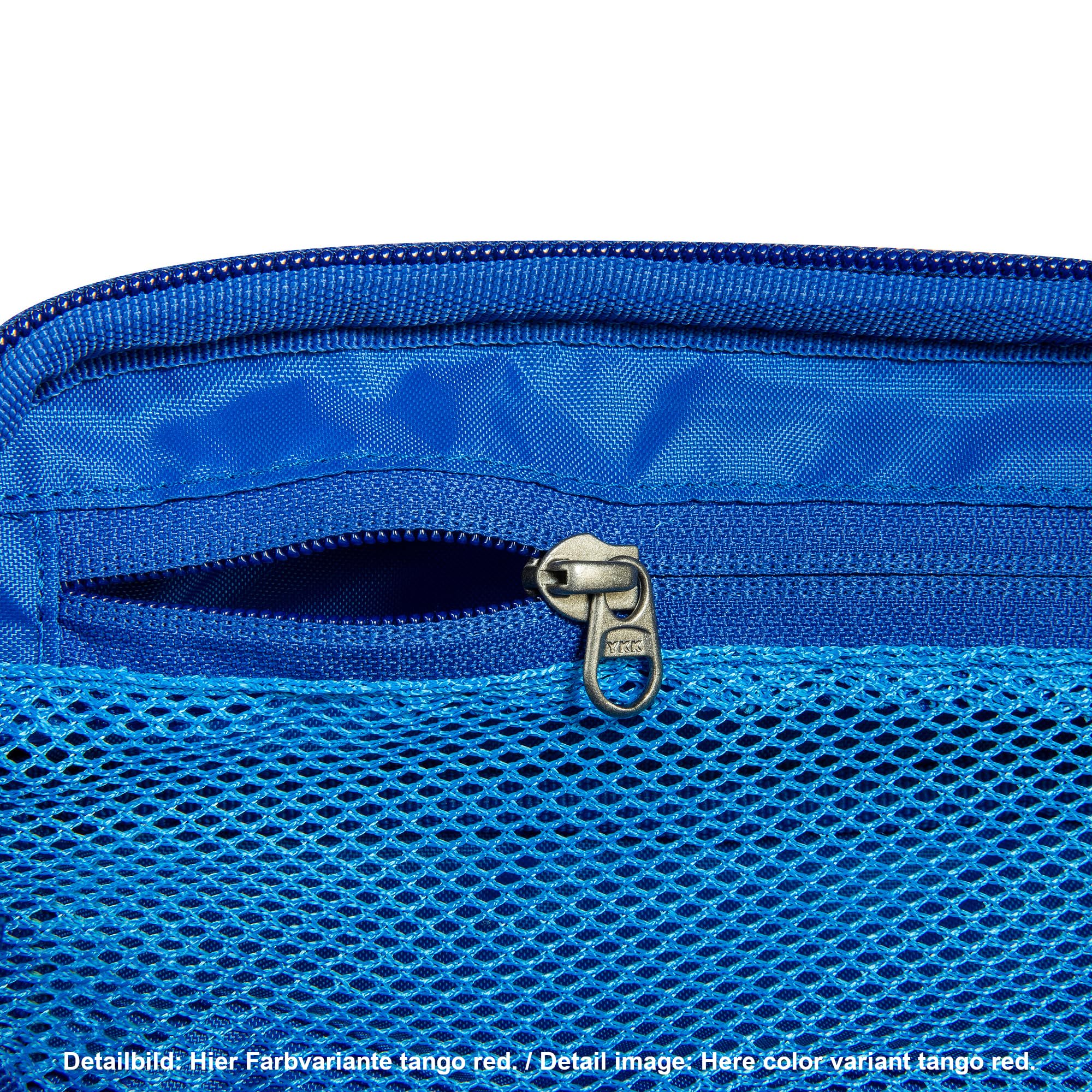 Tatonka Kosmetyczka Square Zip Pouch S (1 l) – rozkładana torba na pranie z 2 kieszeniami siatkowymi na zamek błyskawiczny, bez PFC/PFS – 8 x 19 x 7 cm (granatowa)