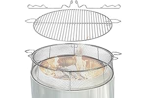 Solo Stove Yukon Spark Screen - Fire Pit Protection and Cooking Grate