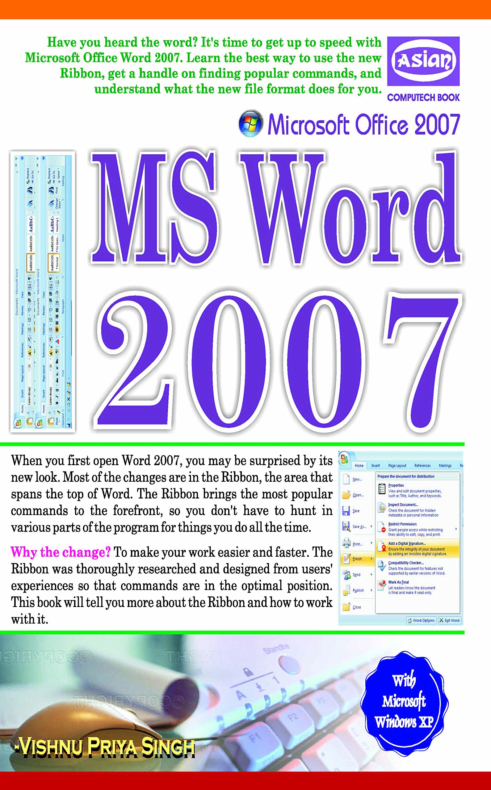 Microsoft Office Word 2007 (ENGLISH) : Vishnu Priya Singh: Amazon