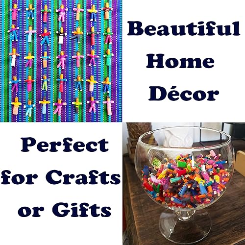 Miniatura 7 de 3 bolsas con muñecas de preocupación de Guatemala, 6 muñecas súper lindas en cada bolsa, muñecas de Guatemala, mayas, problemas, ansiedad, personas