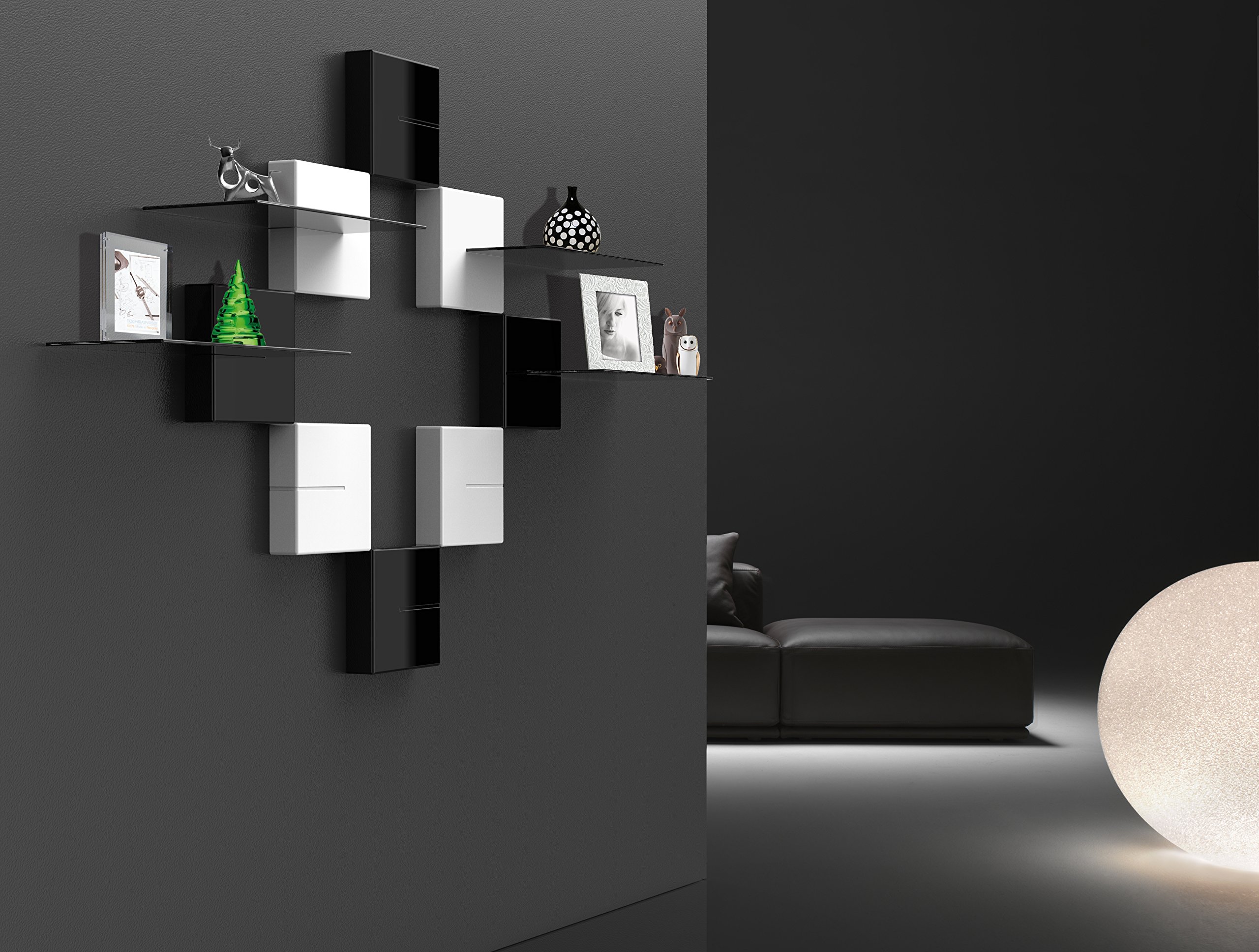 Meliconi Ghost Cubes Shelf Sistema Copricavi Componibile, Bianco