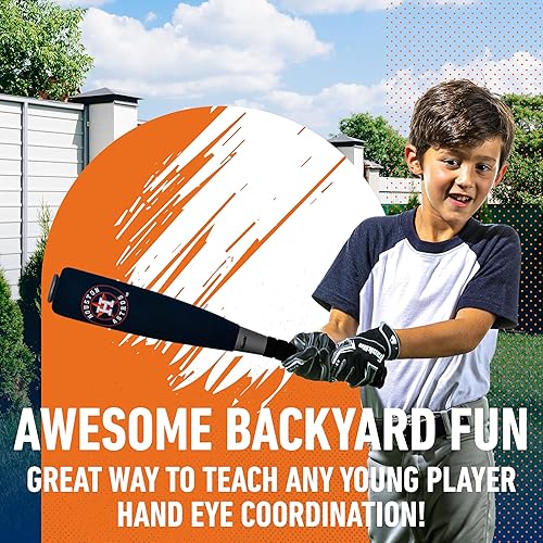 Miniatura 179 de Franklin Sports MLB Bate de béisbol de espuma jumbo + juegos de pelotas, bates de béisbol de espuma de gran tamaño para niños + pelotas de béisbol