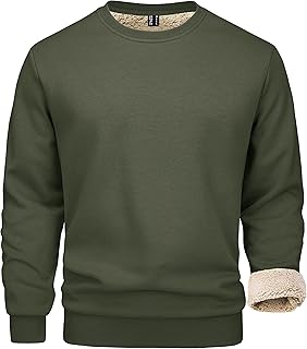 Sponsored You’re seeing this ad based on the product’s relevance to your search query.Learn more about this advertisement Magcomsen Men's Winter Sweatshirt, Fleece Pullover, Lined Sports Jumper, Warm Long Sleeve Shirt with Round Neck