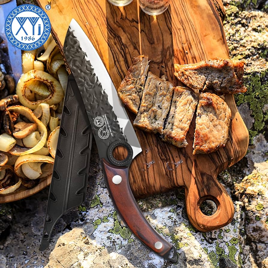 Amazon.co.jp: XYJ 鍛造キッチンナイフ、高炭素鋼メート