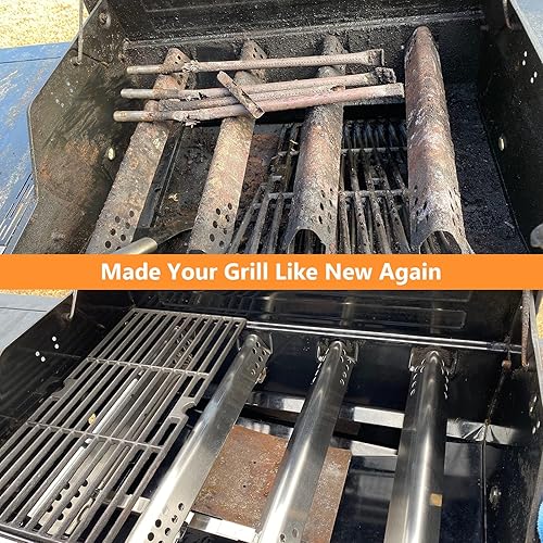 Miniatura 9 de Hisencn Piezas de parrilla para parrilla de gas Charbroil Performance Tru-Infrared de 3 quemadores 463371116 463371316 463371716, rejillas de