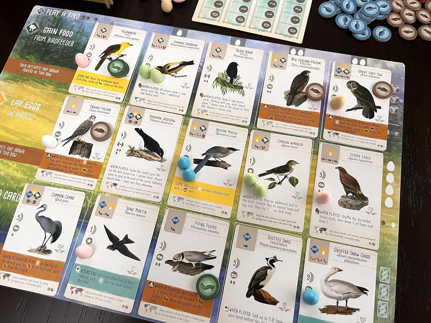 Stonemaier Games:Wingspan ファンがデザインしたバードプロモパック | ベースゲーム&amp;拡張のパワーを