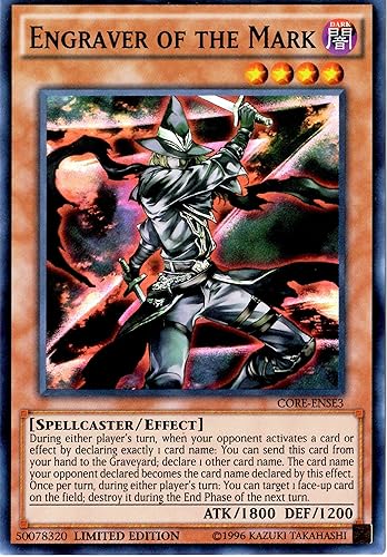 YU-GI-OH! - Grabador de la Marca (CORE-ENSE3) - Clash of Rebellions: Edición Especial - Edición Limitada - Super Raro