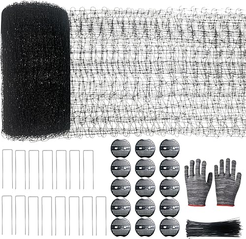 NestBasics Garden Bird Netting Garden Fencing Netting mesh 101 ft x 7 ft Durable Bird Netting Fencing Barrier for Plastic Protection net mesh for